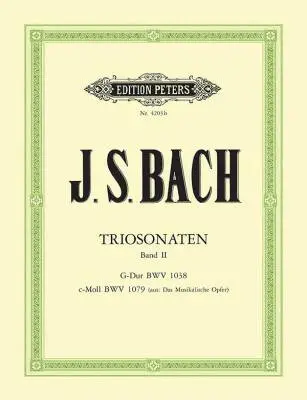 C.F. Peters Corporation - Trio Sonatas, Vol. 2: BWV 1038, BWV 1079 - Bach/Landshoff - Piano Trio