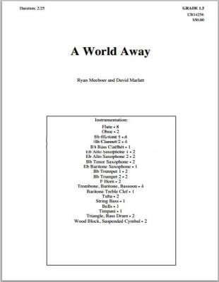 Eighth Note Publications - A World Away - Meeboer/Marlatt - Concert Band - Gr. 1.5