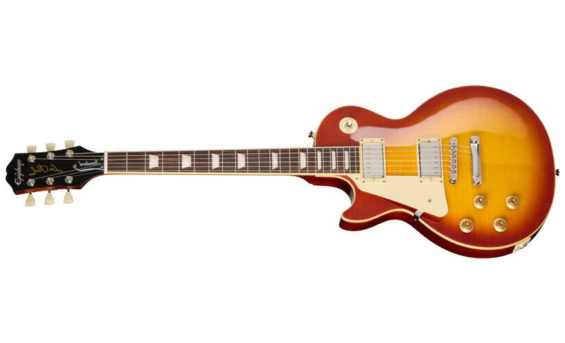 Les Paul Standard 50s Electric Guitar with Gigbag - Washed Cherry Sunburst (Left Handed)