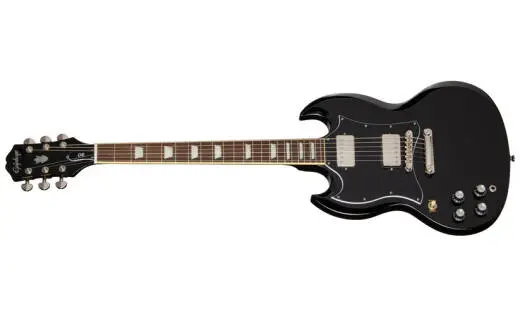 Epiphone - SG Standard Electric Guitar with Gigbag - Ebony (Left Handed)
