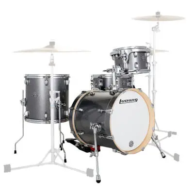 Ludwig Drums - Breakbeats by Questlove 4-Piece Shell Pack (16,10,13,SD) - Frosted Sparkle