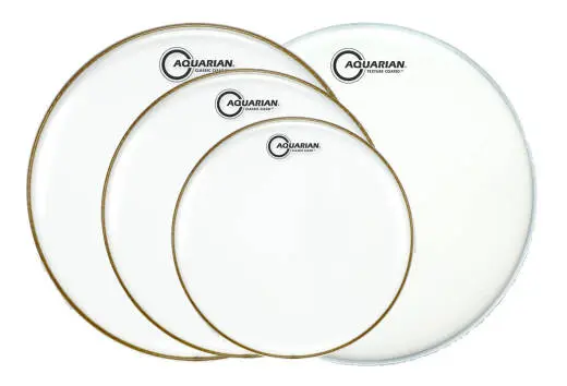 Aquarian - Classic Clear Drum Head Pack - 10,12,14 plus TC14