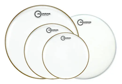 Aquarian - Classic Clear Drum Head Pack - 10,12,16 plus TC14