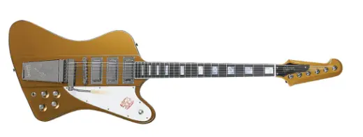 Gibson Custom Shop - 1963 Firebird VII Reissue Electric Guitar with Hardshell Case - Double Gold