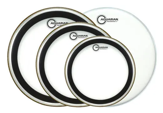 Aquarian - Performance II Drum Head Variety Pack - 10,12,14 Plus TC14