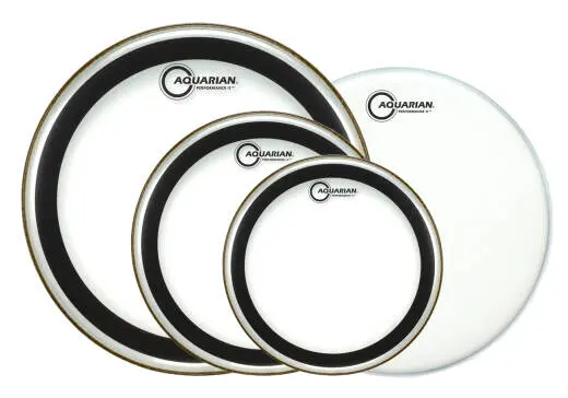 Aquarian - Performance II Drum Head Variety Pack - 10,12,16 Plus TC14