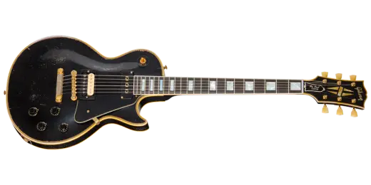 Gibson Custom Shop - Murphy Lab Heavy Aged 1954 Les Paul Custom Reissue Electric Guitar with Hardshell Case - Ebony