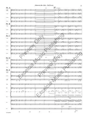 Aliens in the Attic - Arcari - Concert Band (Flex-Band) - Gr. 0.5