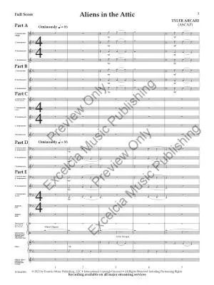 Aliens in the Attic - Arcari - Concert Band (Flex-Band) - Gr. 0.5