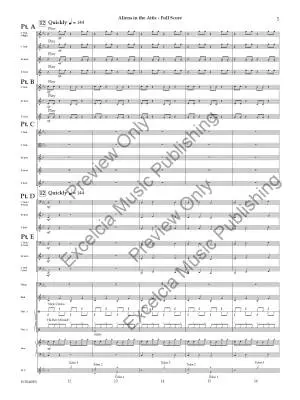 Aliens in the Attic - Arcari - Concert Band (Flex-Band) - Gr. 0.5