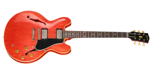 Gibson Custom Shop - Murphy Lab Heavy Aged 1958 ES-335 Reissue Electric Guitar with Hardshell Case - Watermelon Red
