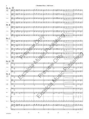 Christmas Race - Pasternak - Concert Band (Flex-Band) - Gr. 0.5