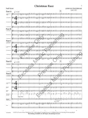 Christmas Race - Pasternak - Concert Band (Flex-Band) - Gr. 0.5
