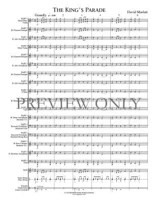 The King\'s Parade - Marlatt - Concert Band (Flex-Band) - Gr. 0.5