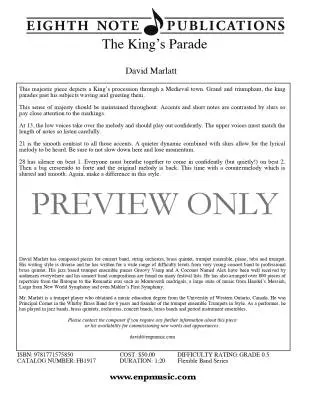 The King\'s Parade - Marlatt - Concert Band (Flex-Band) - Gr. 0.5