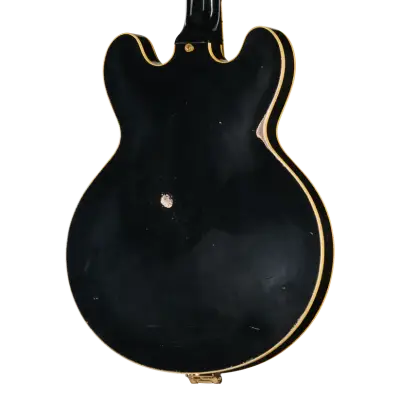 Murphy Lab Heavy Aged 1959 ES-345 Reissue with Bigsby Electric Guitar with Hardshell Case - Ebony