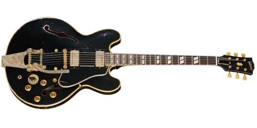Gibson Custom Shop - Murphy Lab Heavy Aged 1959 ES-345 Reissue with Bigsby Electric Guitar with Hardshell Case - Ebony