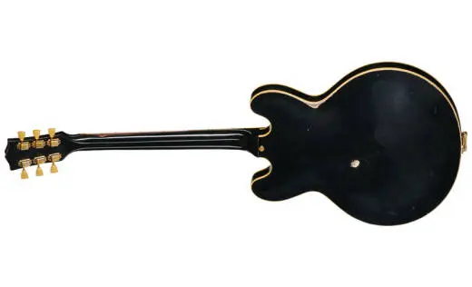 Murphy Lab Heavy Aged 1959 ES-345 Reissue with Bigsby Electric Guitar with Hardshell Case - Ebony