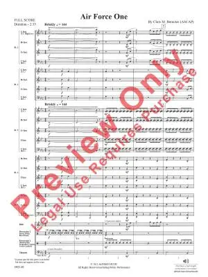 Air Force One - Bernotas - Concert Band (Flex-Band) - Gr. 1