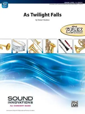 Alfred Publishing - As Twilight Falls - Sheldon - Concert Band (Flex-Band) - Gr. 1.5