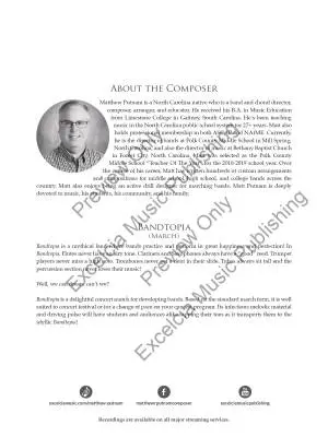 Bandtopia (March) - Putnam - Concert Band (Flex-Band) - Gr. 1.5