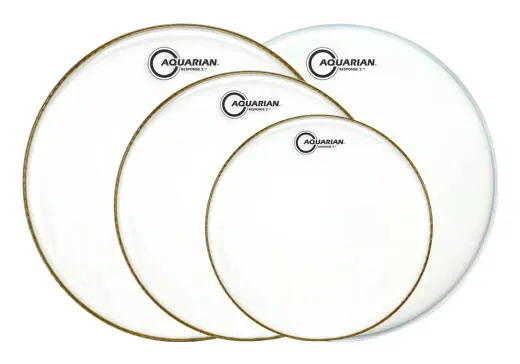 Aquarian - Response 2 Variety Drum Head Pack - 10,12,14 Plus TC14