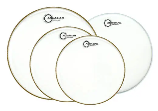 Aquarian - Response 2 Variety Drum Head Pack - 12,13,16 Plus TC14