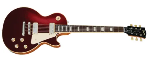 Gibson Custom Shop - 1976 Les Paul Deluxe Reissue VOS Electric Guitar with Hardshell Case - Red Sparkle