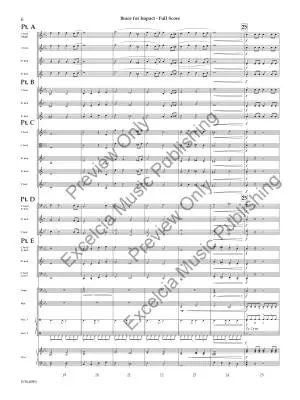 Brace for Impact - Huss - Concert Band (Flex-Band) - Gr. 1.5