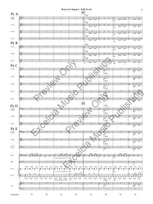 Brace for Impact - Huss - Concert Band (Flex-Band) - Gr. 1.5