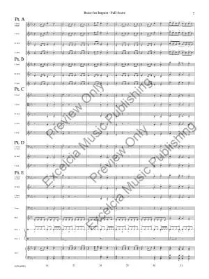 Brace for Impact - Huss - Concert Band (Flex-Band) - Gr. 1.5