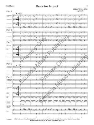 Brace for Impact - Huss - Concert Band (Flex-Band) - Gr. 1.5