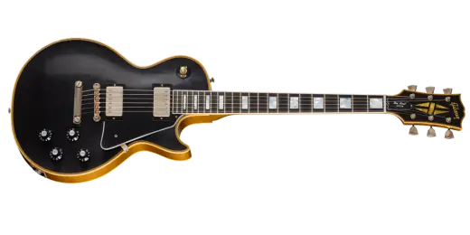 Gibson Custom Shop - Light Aged 1968 Les Paul Custom Reissue Electric Guitar with Hardshell Case - Ebony