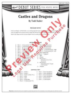 Castles and Dragons - Stalter - Concert Band (Flex-Band) - Gr. 1