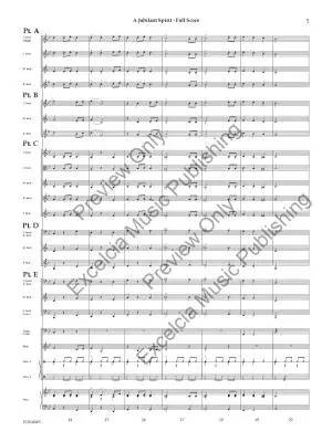 A Jubilant Spirit - Chambers - Concert Band (Flex-Band) - Gr. 1