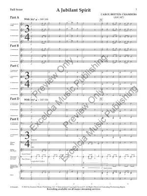A Jubilant Spirit - Chambers - Concert Band (Flex-Band) - Gr. 1