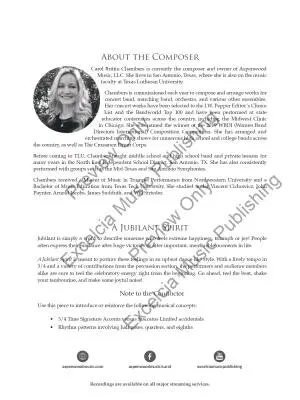 A Jubilant Spirit - Chambers - Concert Band (Flex-Band) - Gr. 1