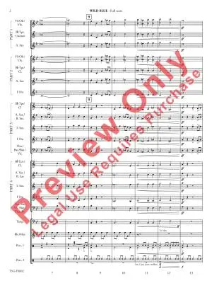 Wild Blue - Grant - Concert Band (Flex-Band) - Gr. 1.5