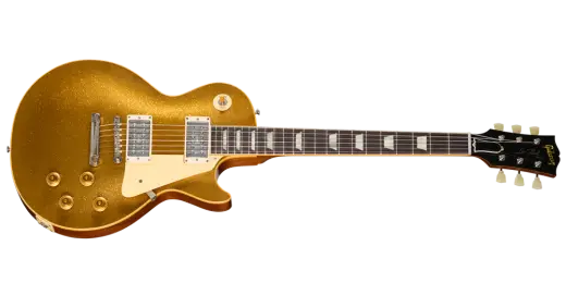 Gibson Custom Shop - 1957 Les Paul Reissue with TV Jones PowerTron Electric Guitar with Hardshell Case - Gold Sparkle
