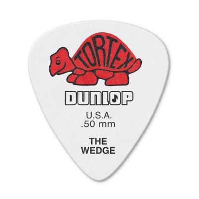 Dunlop - Tortex Wedge Players Pack. (12 Pack) - .50mm