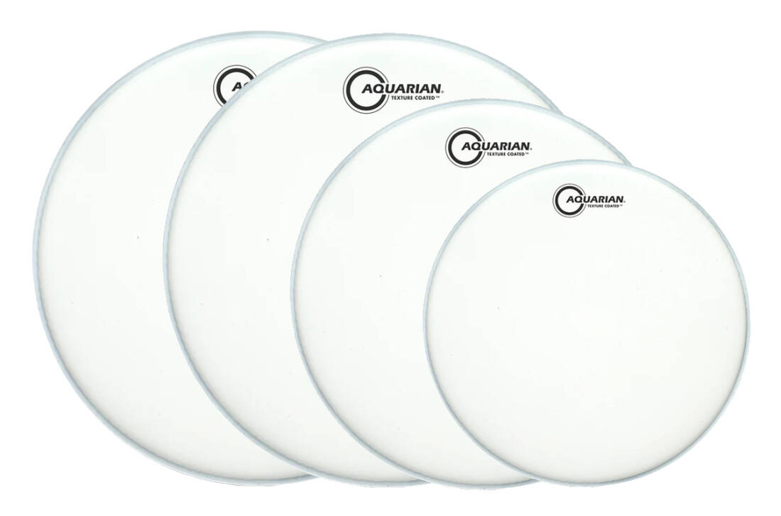 Texture Coated Drum Head Pack - 10,12,14,14