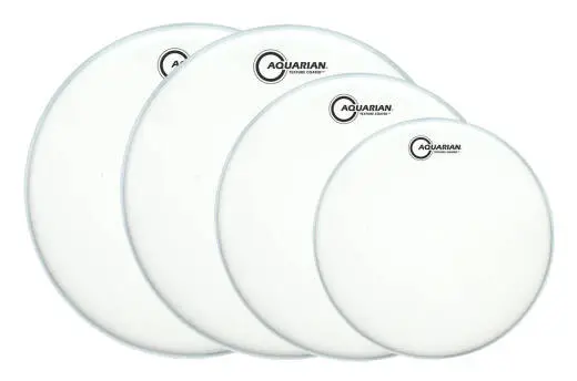Aquarian - Texture Coated Drum Head Pack - 10,12,14,14
