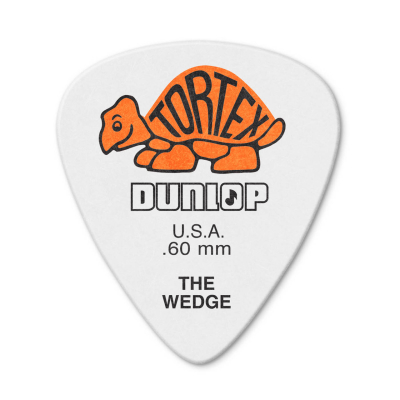 Dunlop - Tortex Wedge Players Pack. (12 Pack) - .60mm