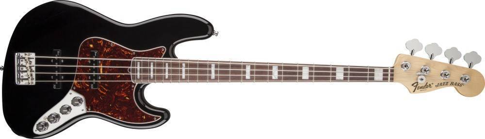 FSR American Deluxe Jazz Bass - Black