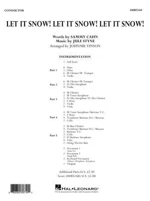 Let It Snow! Let It Snow! Let It Snow! - Styne/Cahn/Vinson - Concert Band (Flex-Band) - Gr. 2.5