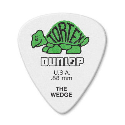 Dunlop - Tortex Wedge Players Pack. (12 Pack) - .88mm