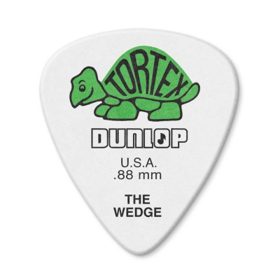 Dunlop - Tortex Wedge Players Pack. (12 Pack) - .88mm