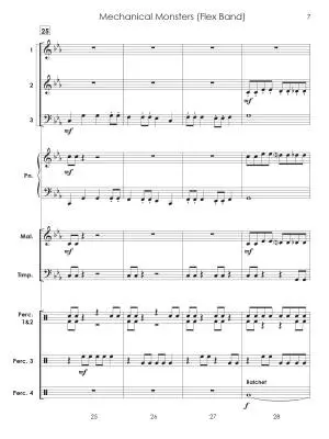 Mechanical Monsters - Standridge - Concert Band (Flex-Band) - Gr. 0.5