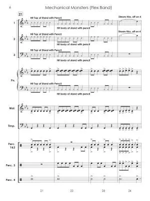Mechanical Monsters - Standridge - Concert Band (Flex-Band) - Gr. 0.5