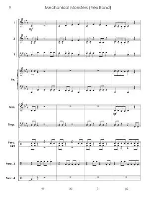 Mechanical Monsters - Standridge - Concert Band (Flex-Band) - Gr. 0.5